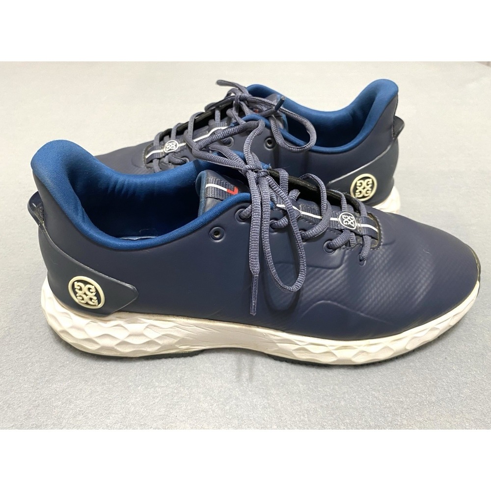 G/FORE MG4+ Golf Shoes Men 11 Twilight Navy Blue Spikeless G4MF20EF26 Waterproof - Picture 7 of 16